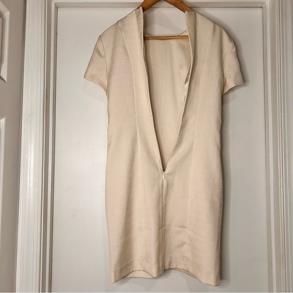 H&M Cream Mini Dress with Short Sleeves - Size XS - Picture 5 of 10